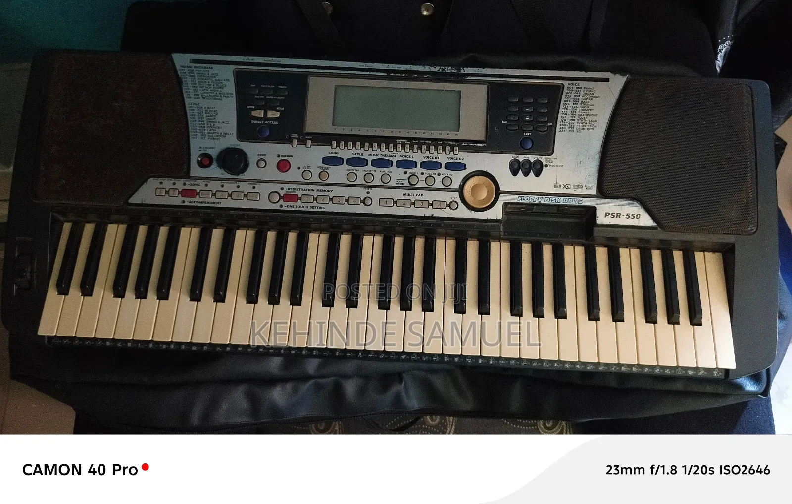 Yamaha PSR-550 Keyboard