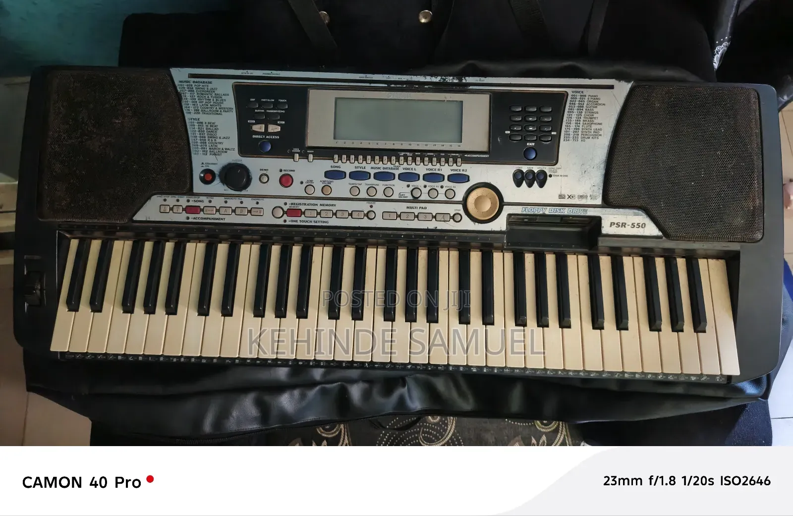 Yamaha PSR-550 Keyboard