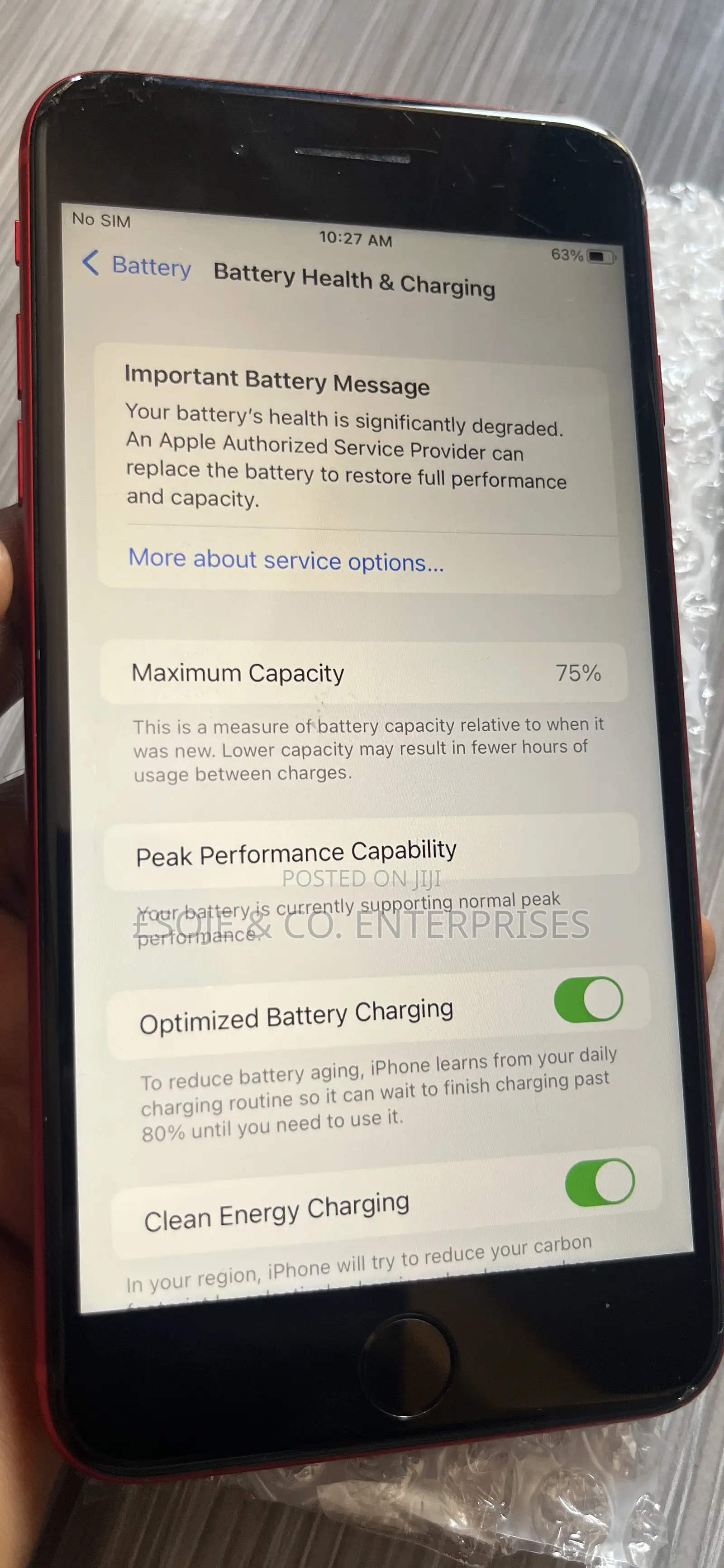 Apple iPhone 8 Plus 256 GB Red