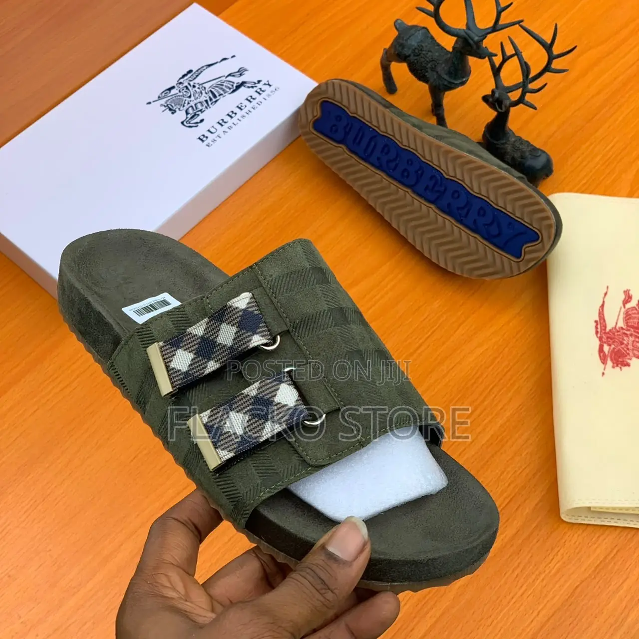 Original Burberry Strap Slippers