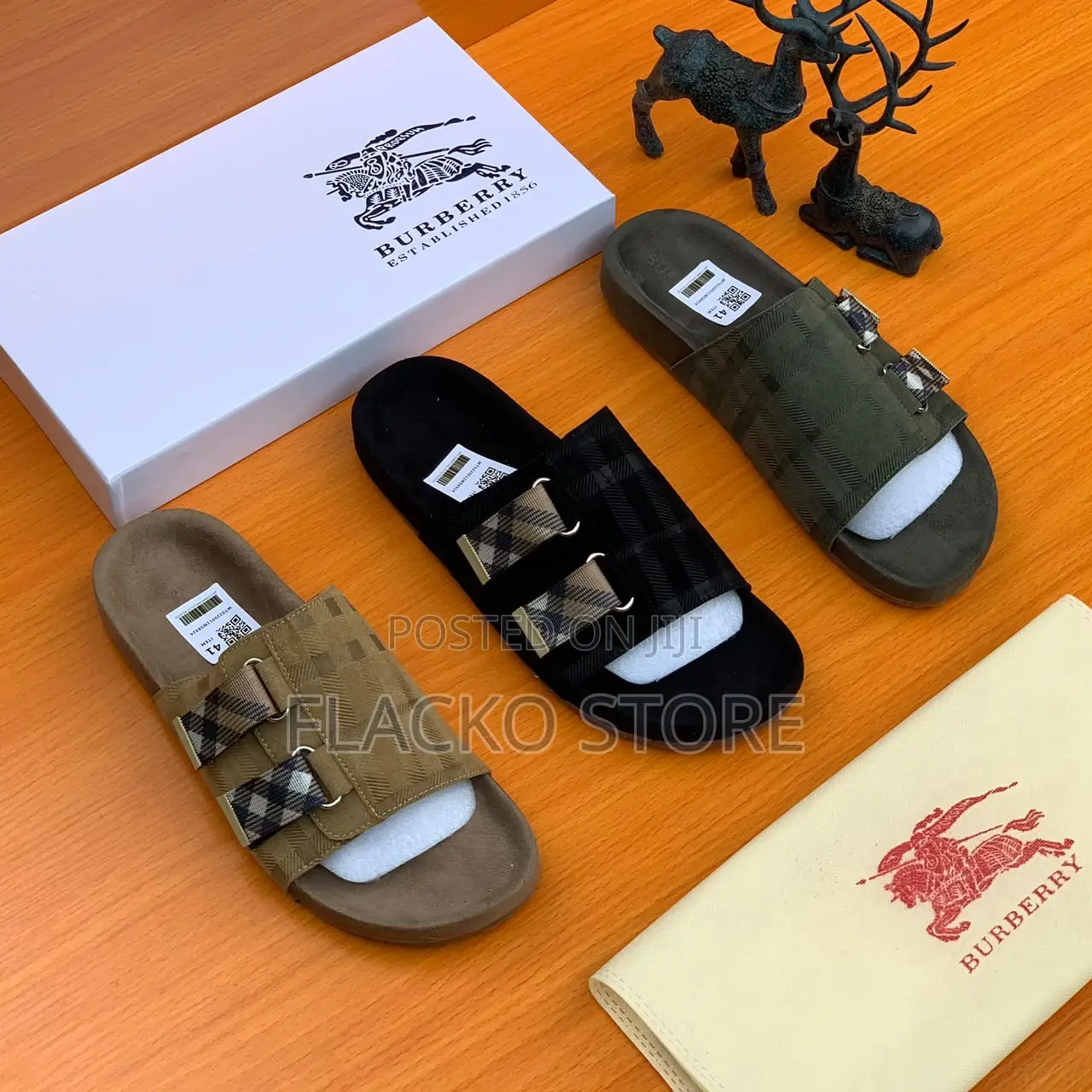 Original Burberry Strap Slippers