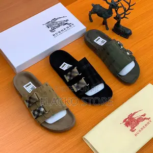 Original Burberry Strap Slippers