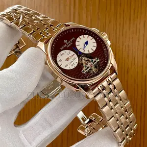 Patek Philippe Quality Luxury Men Automatic Engine Wristwatch