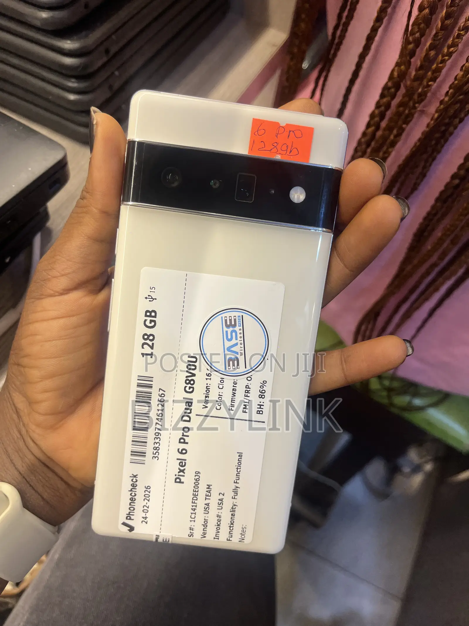 Google Pixel 6 Pro 128 GB White