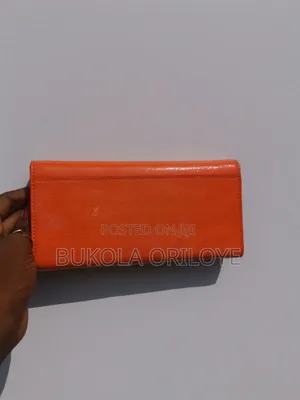 Orange Wallet Crocodile