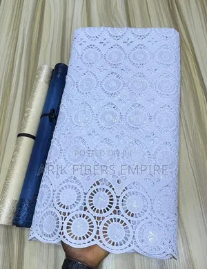 All White Cord Lace