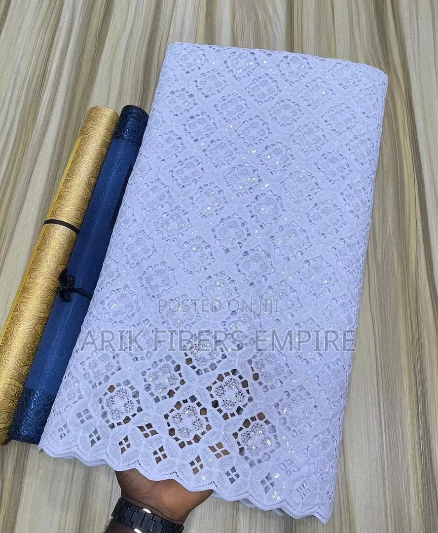 All White Cord Lace