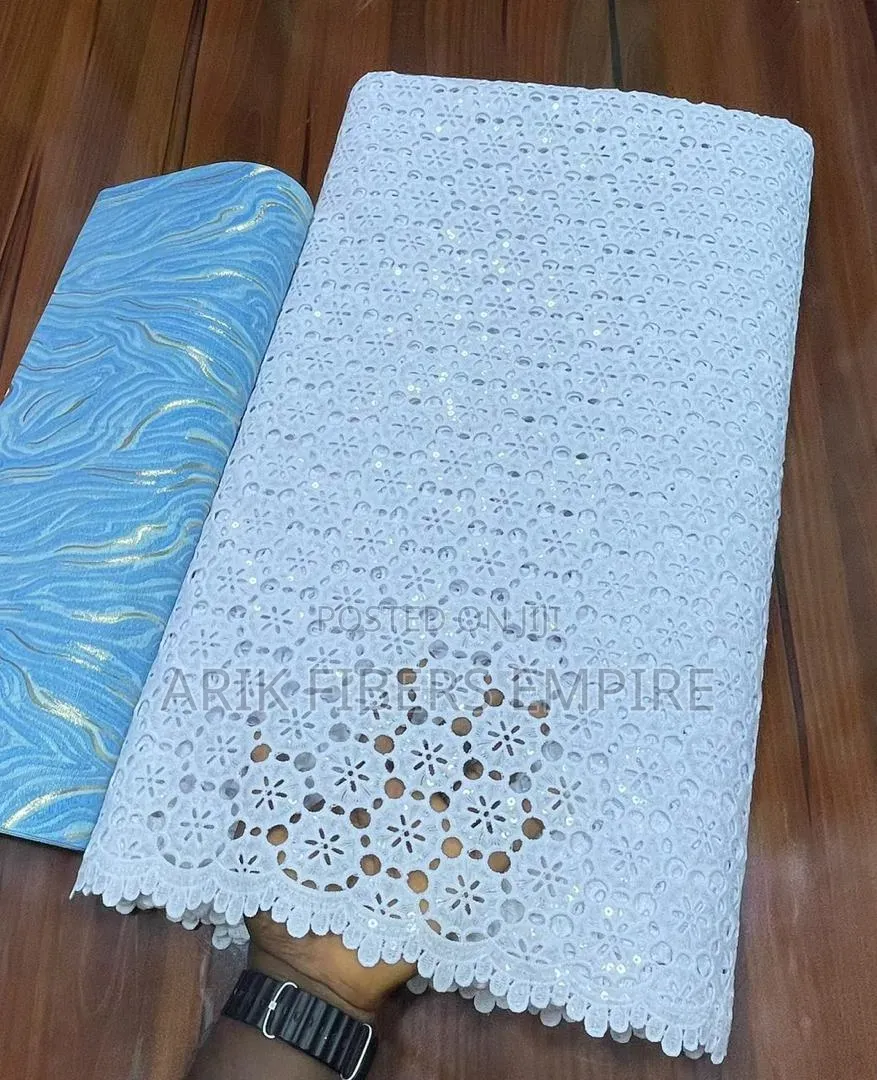 All White Cord Lace