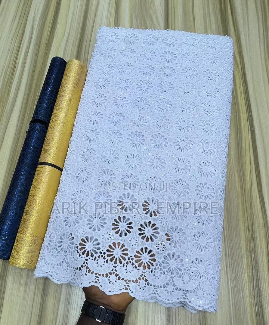 All White Cord Lace