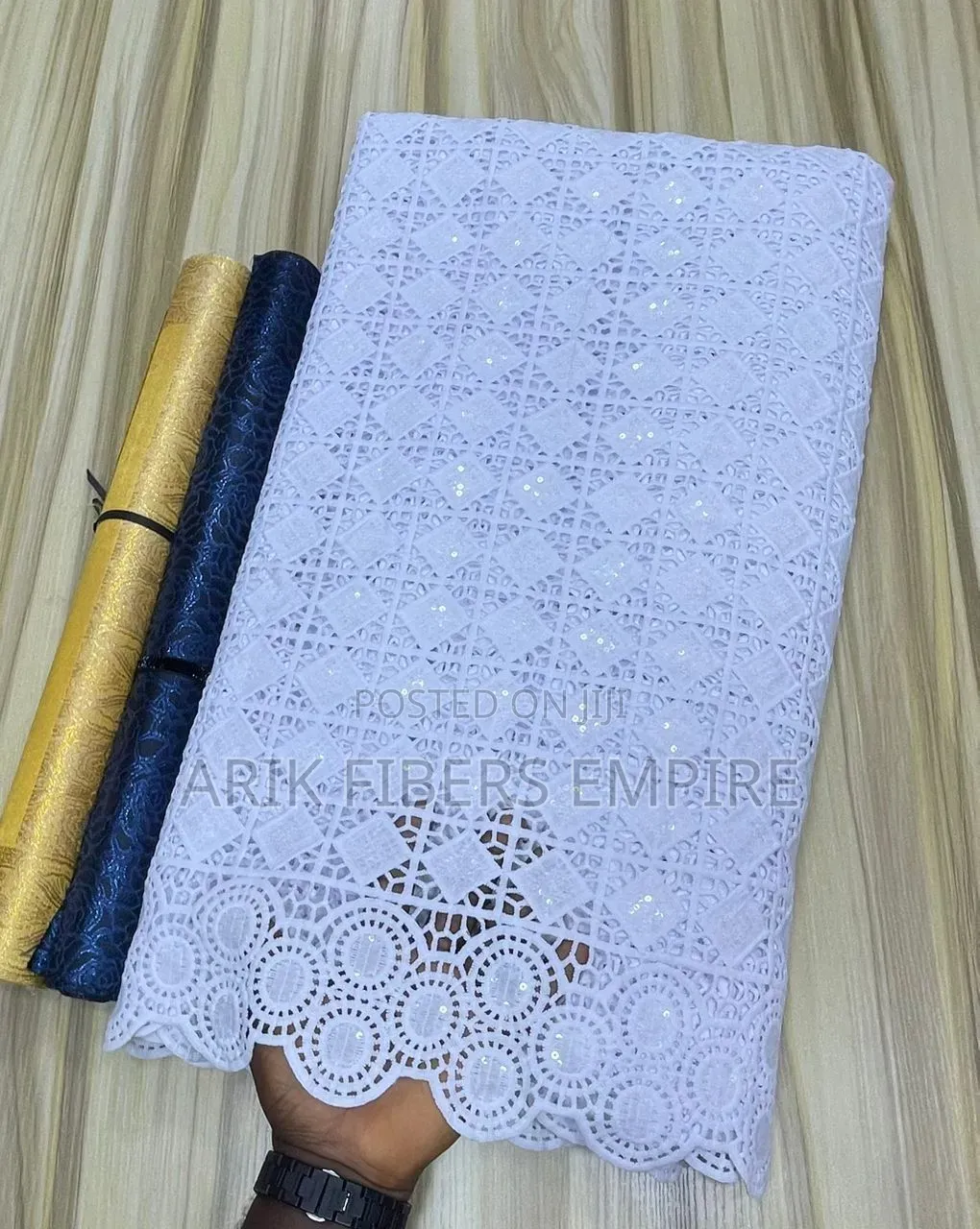 All White Cord Lace