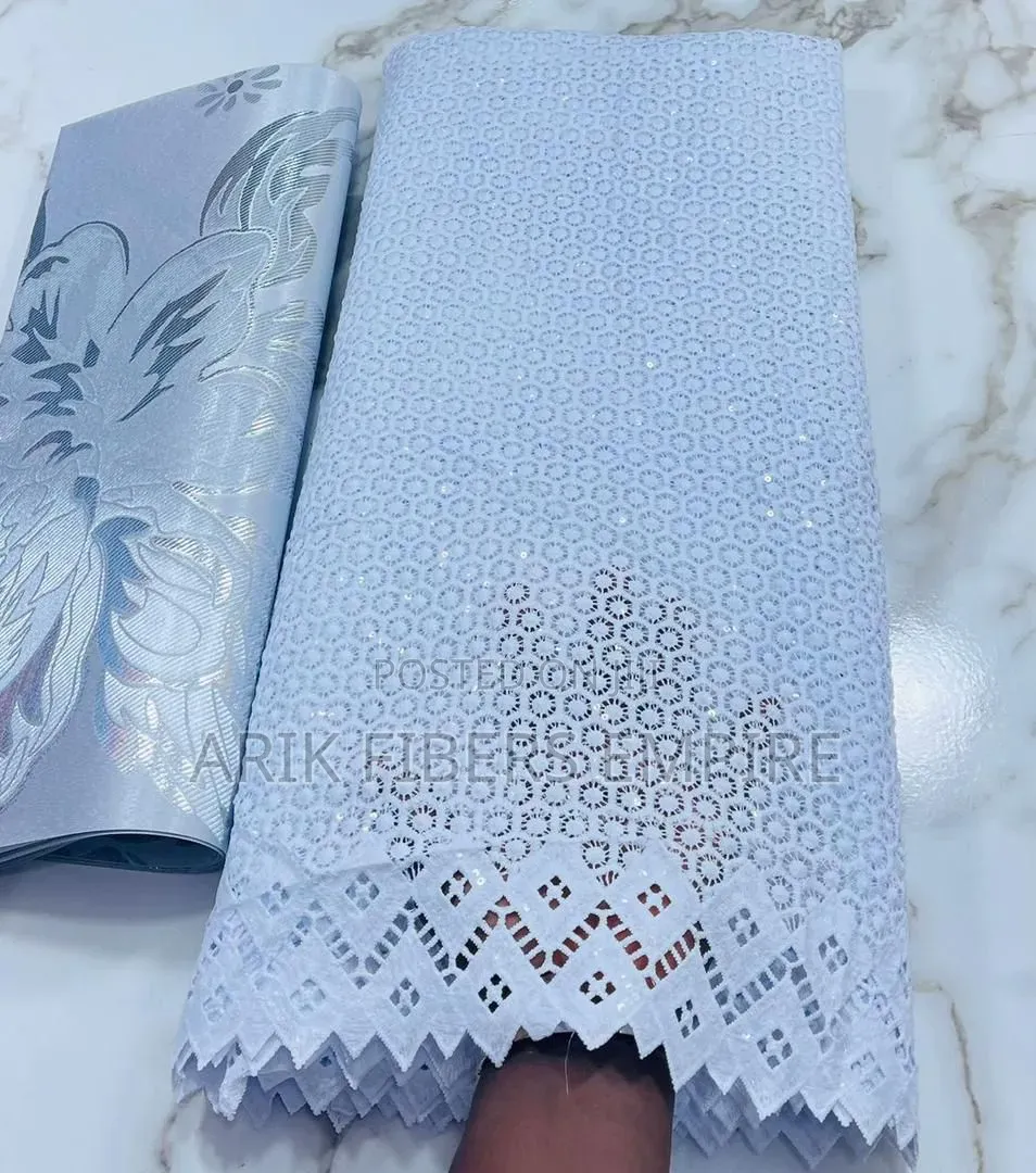 All White Cord Lace