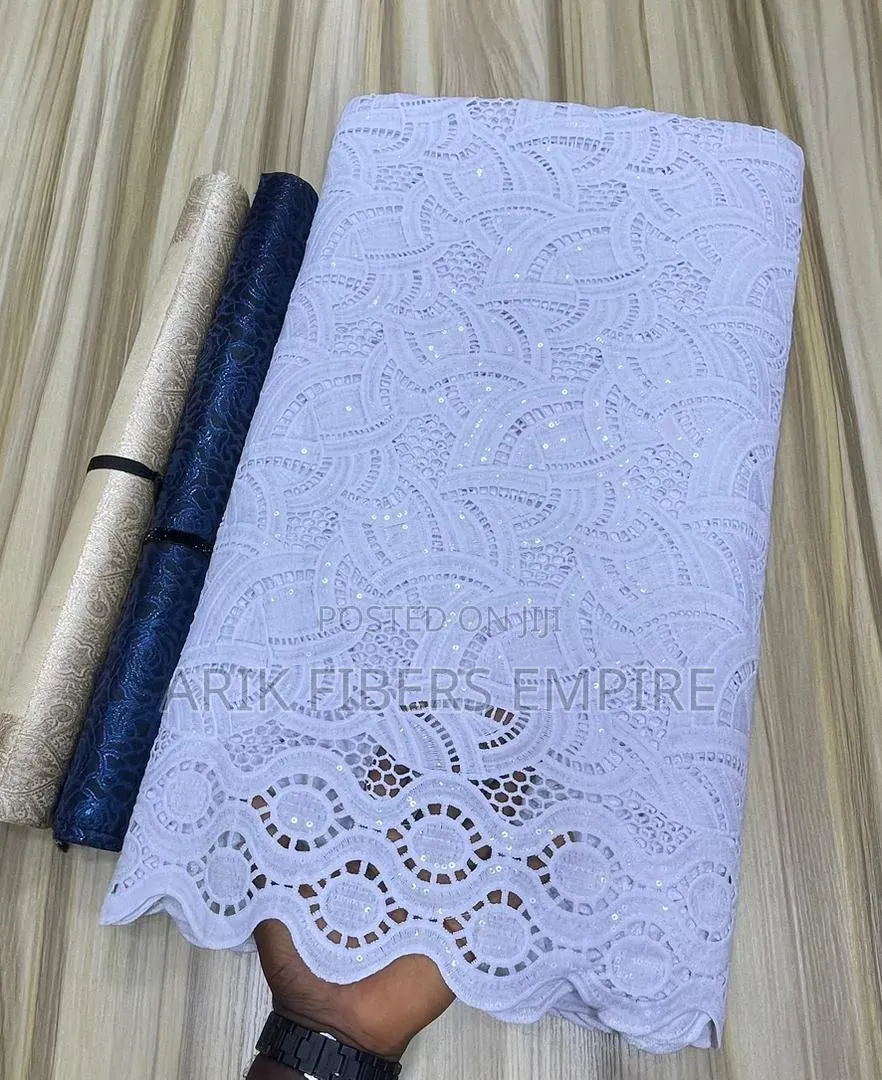 All White Cord Lace