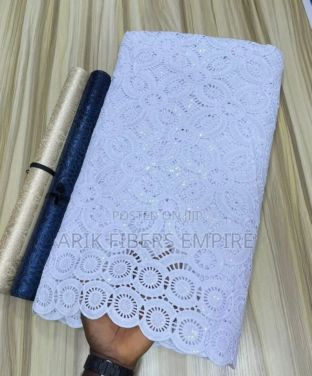All White Cord Lace
