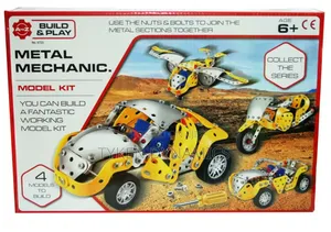 Metal Mechanic Model Build Kit Ages 6+ Build 4 Models
