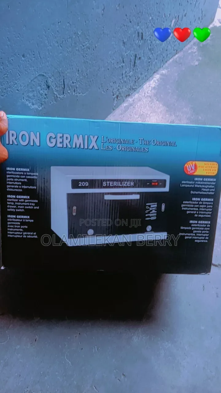 Brand New Iron Germix Sterilizer Machine