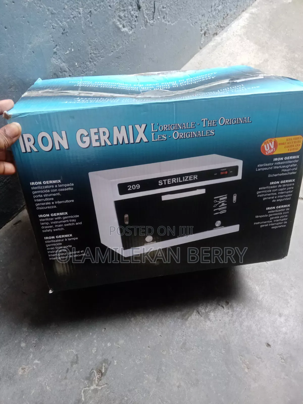 Brand New Iron Germix Sterilizer Machine