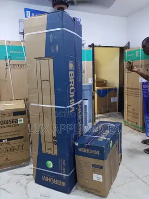 Bruhm Elegant White Floor Standing Inverter Ac