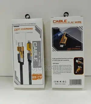 4-in-1 Super Fast Charging Cable ( 65w + 27w ) Dual Type-c Usb