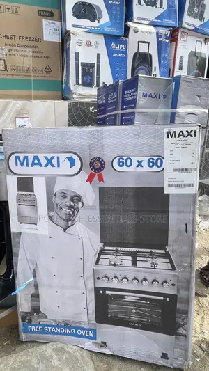 New Maxi Style 60x60 Standing Gas Cooker 3+1