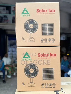 Rechargeable Solar Fan