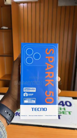New Tecno Spark 50 128 GB Black