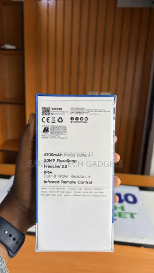 New Tecno Spark 50 128 GB Black
