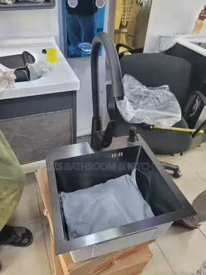 Matte Black Single Bowl Kitchen Sink