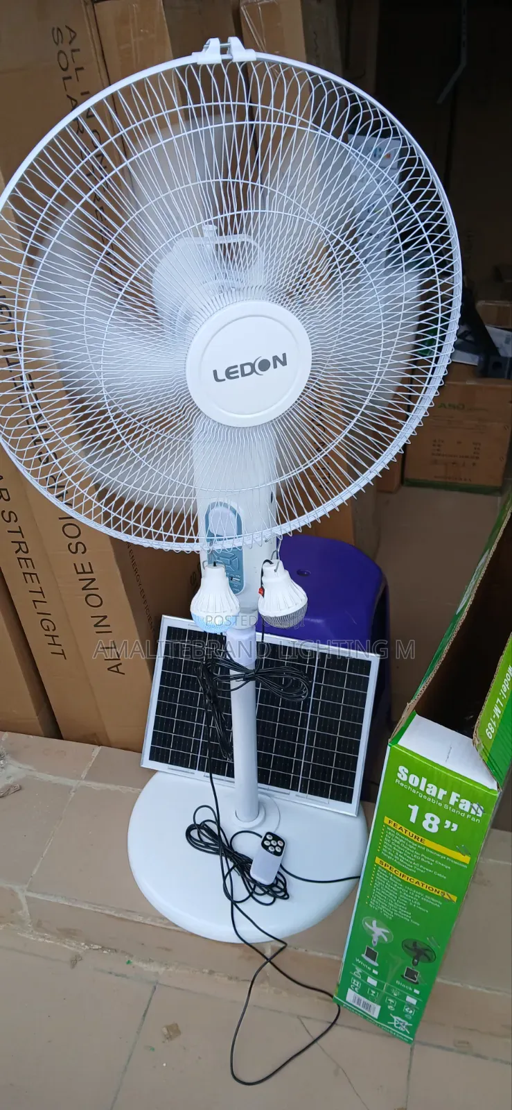 18 Inches Quality Solar Fan