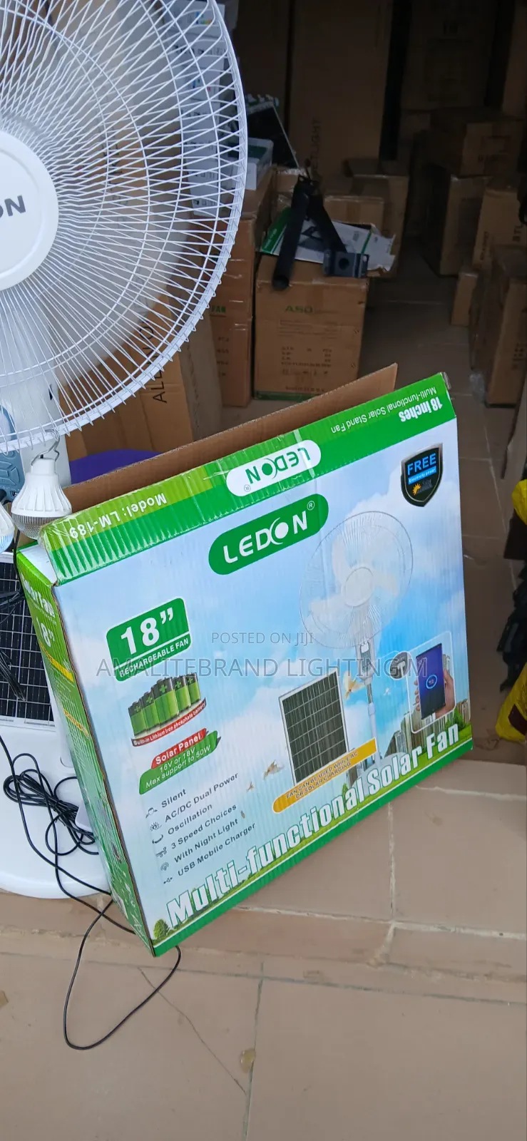 18 Inches Quality Solar Fan