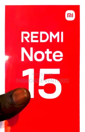 New Xiaomi Redmi Note 15 256 GB Black