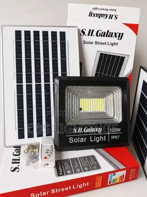 100w Solar Flood Light (Separate Panel )
