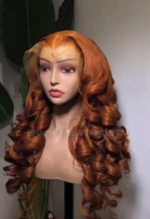 Bouncy Wavy Unit in Ginger Shade