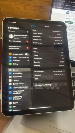Apple iPad (2022) 64 GB Gray