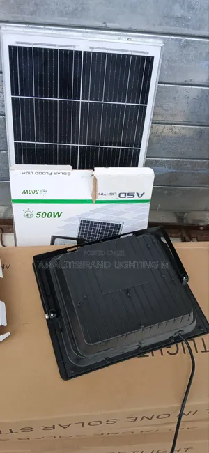 500w Solar Flood Light With Pannel