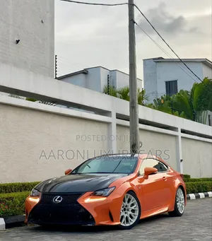 Lexus RC 350 RWD 2016 Orange