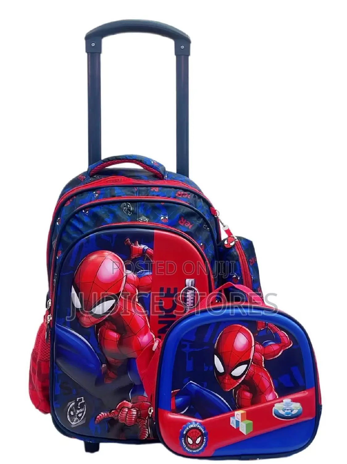 3in1 Quality Trolley School Bag