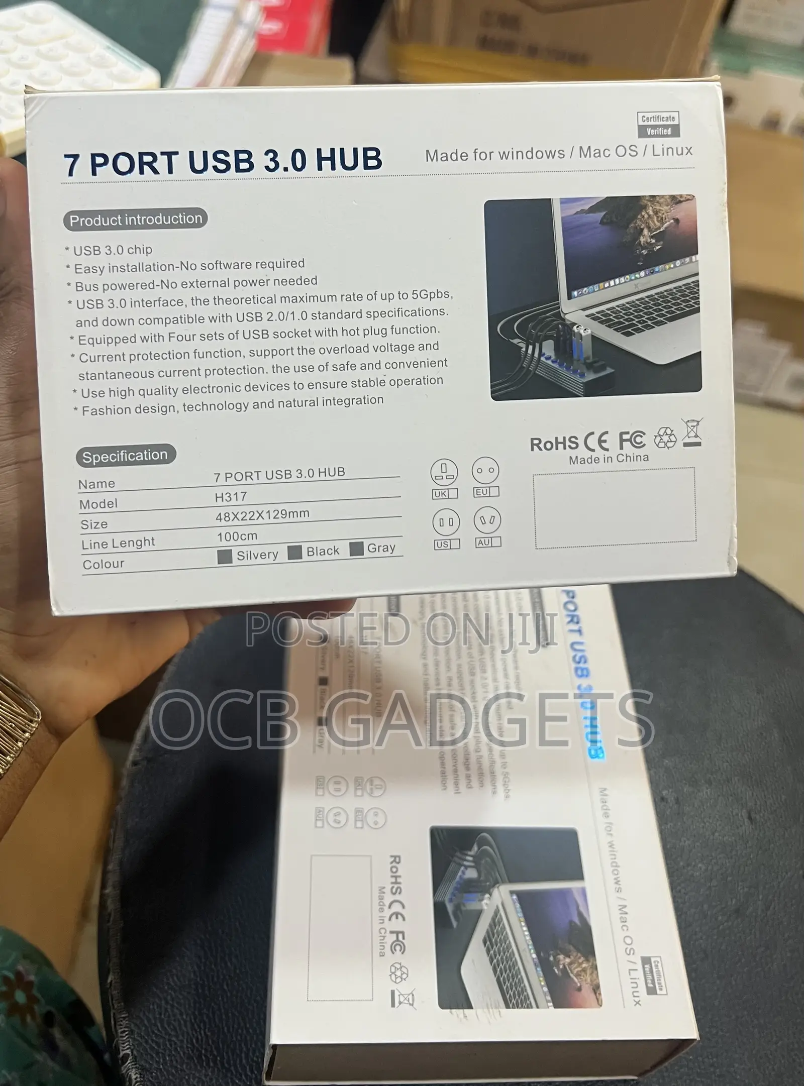 7 Port Usb 3.0 Hub