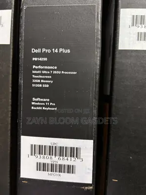 New Laptop Dell Pro 14 32GB Intel Core Ultra 7 SSD 512GB