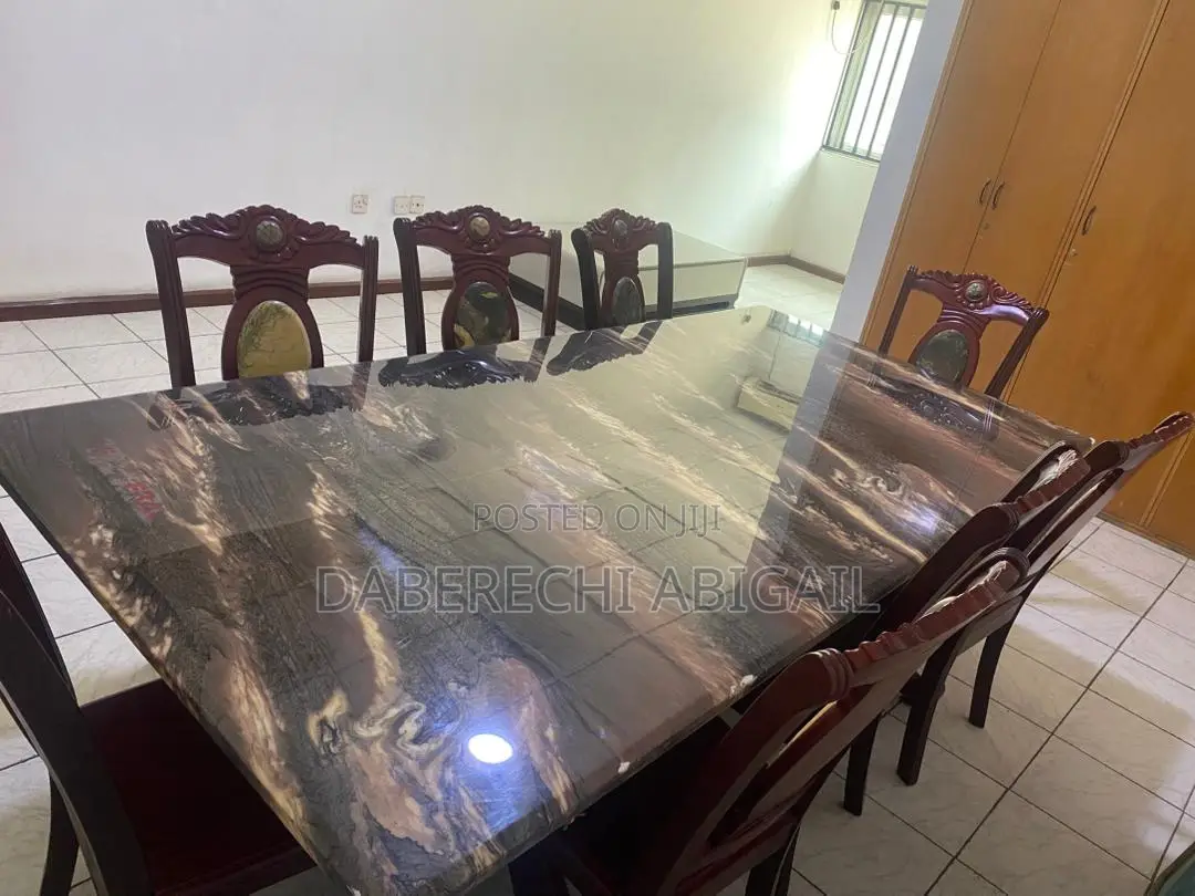 8 Seater Marble Table Classic Dinning Set