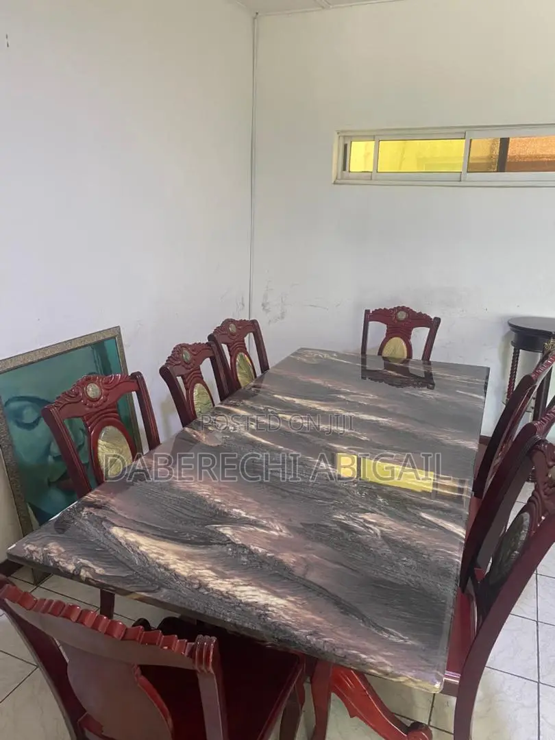 8 Seater Marble Table Classic Dinning Set