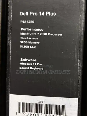 New Laptop Dell Pro 14 32GB Intel Core Ultra 7 SSD 512GB