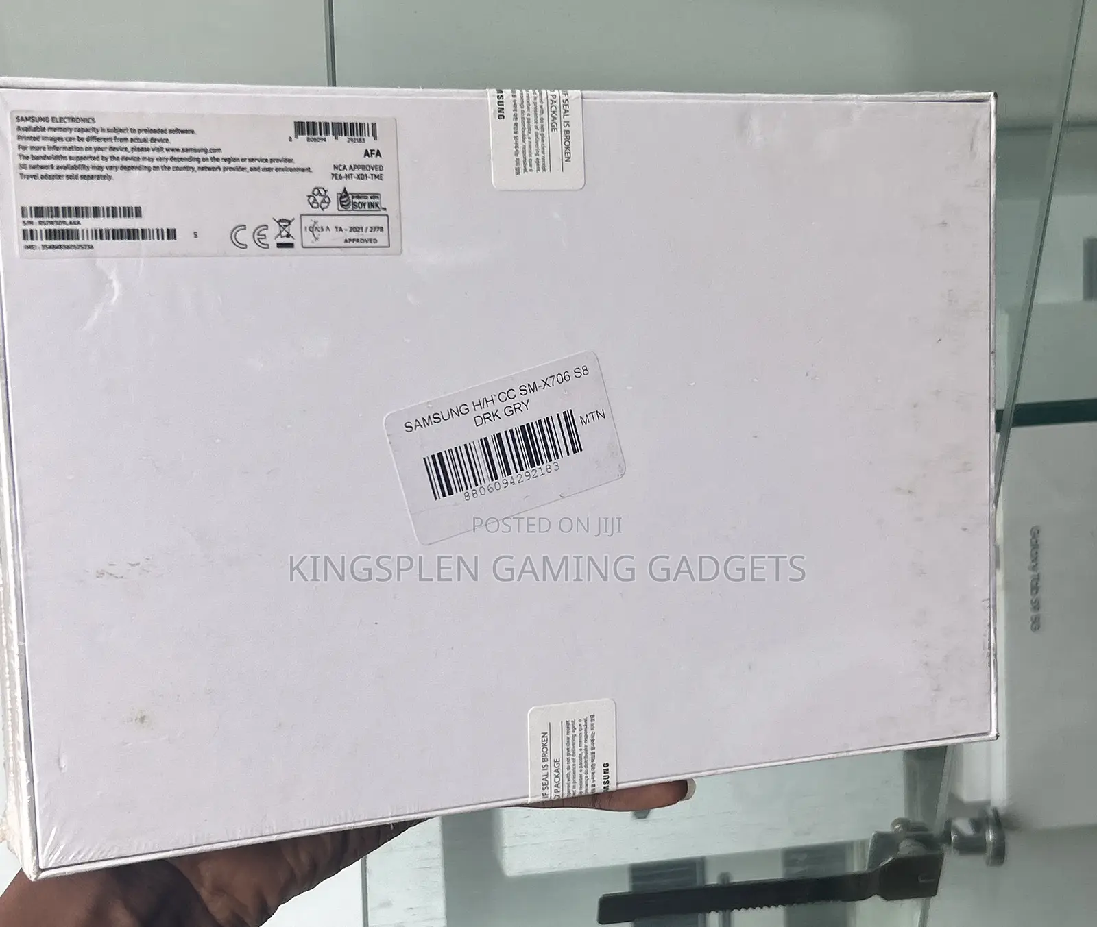 New Samsung Galaxy Tab S8 256 GB Gray