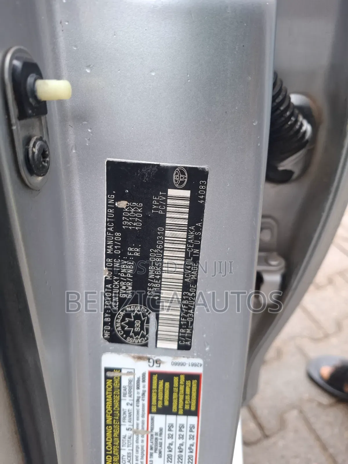 Toyota Camry 2008 Silver