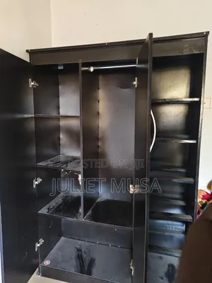 Extremely Large Black Wardrobe for Sale.