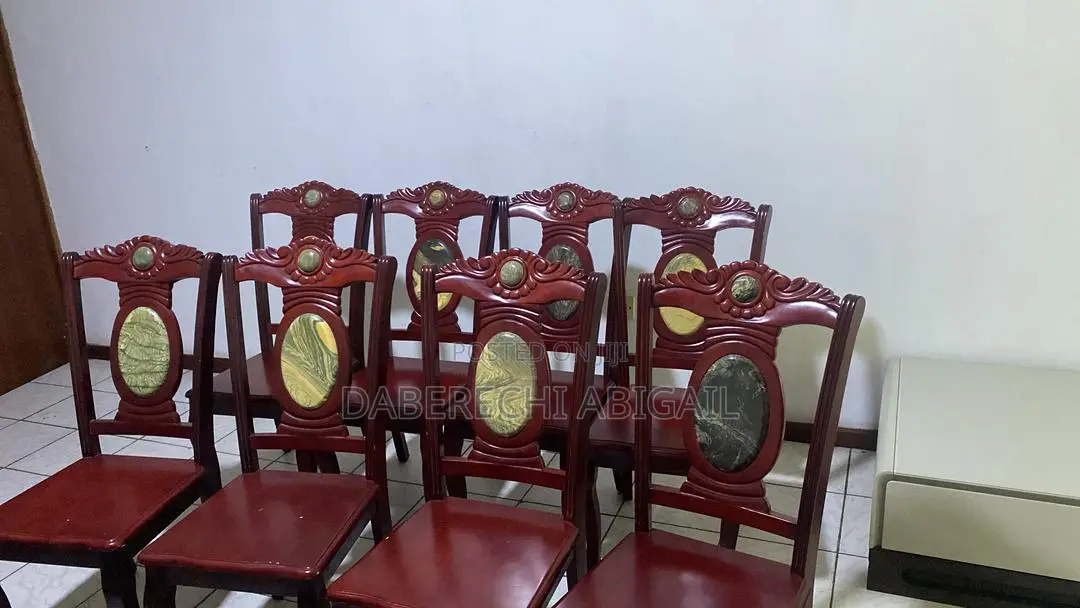 8 Seater Marble Table Classic Dinning Set