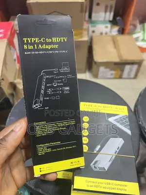 Type C To Hdtv 8 In 1