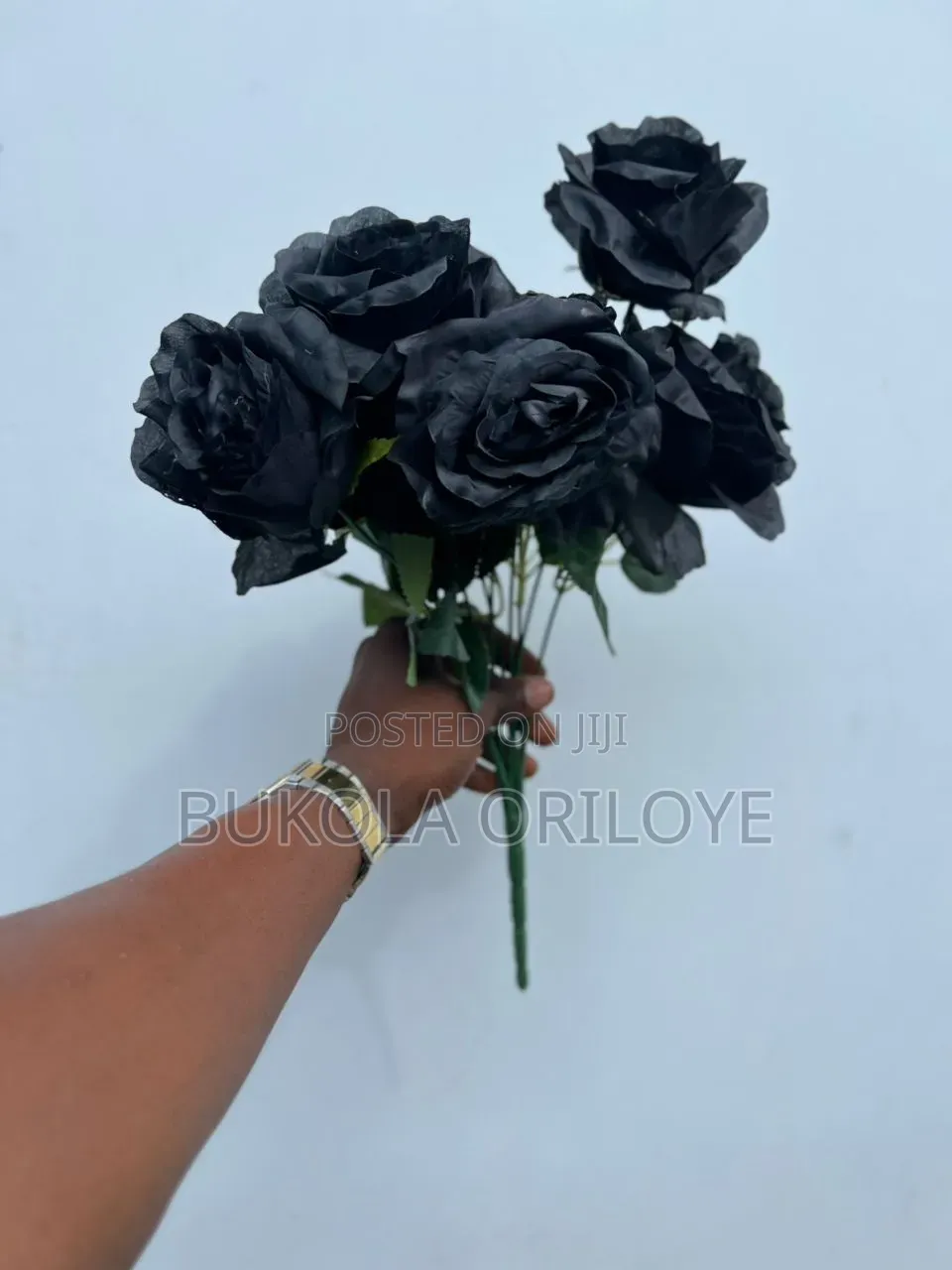 Artificial Black Rose