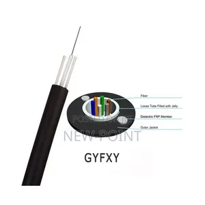 2-Core Non-Metallic Fiber Optic Cable Is a Fully Dielectric at 180