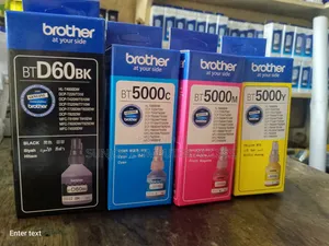Brother Refill Ink One Set Black/Yellow) Cyan) Magenta)