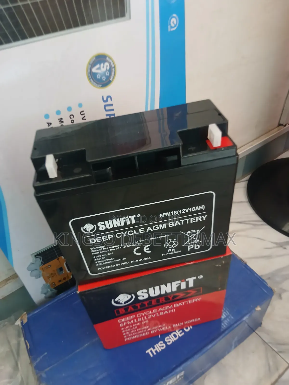 Sunfit Battery 12v18ah